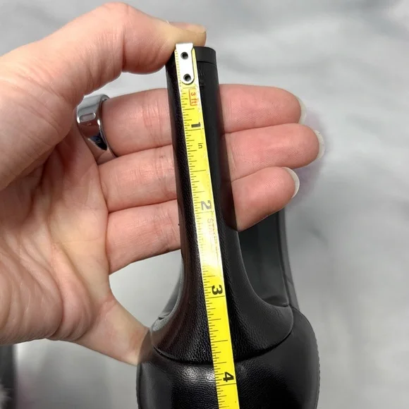 Saint Laurent Bea Mink Fur Leather Square Toe Ankle Strap Stiletto Sandal Heels - Picture 14 of 16